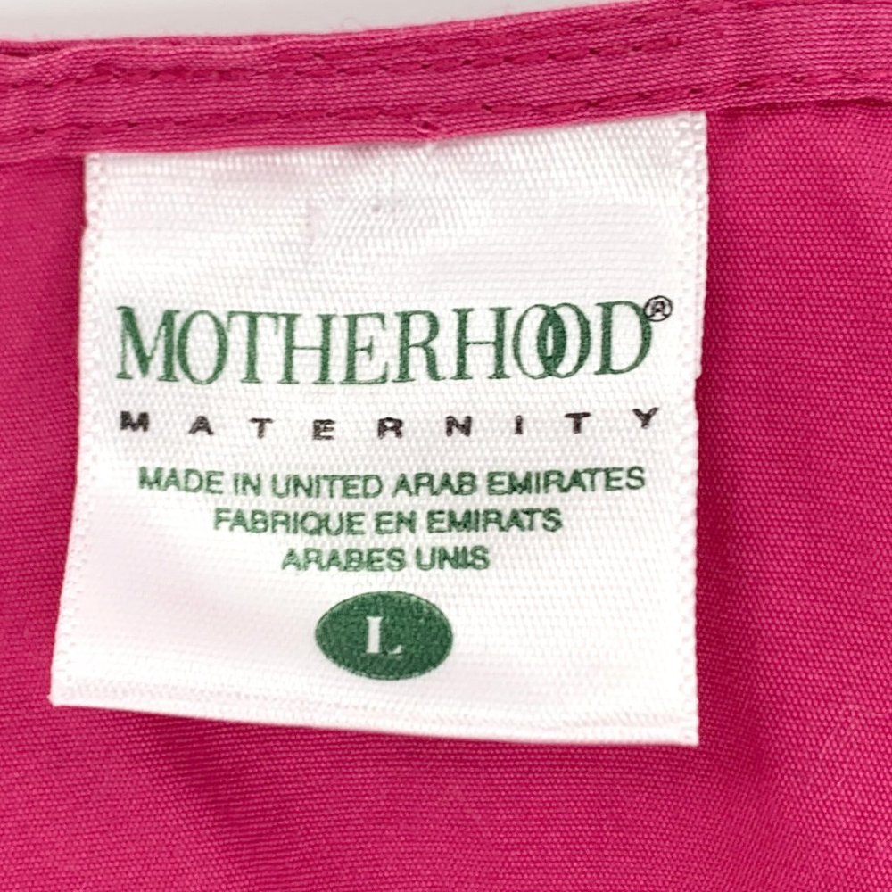 Motherhood Maternity Pink Babydoll Sleeveless Top V-Neck Tie Elastic Waist Large - Picture 3 of 8